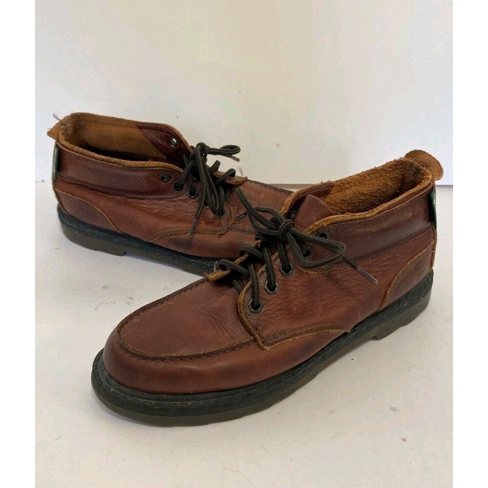 Vintage Eastland Shoes Womens 8.5 M Brown Boots Chukka Lace Up Casual